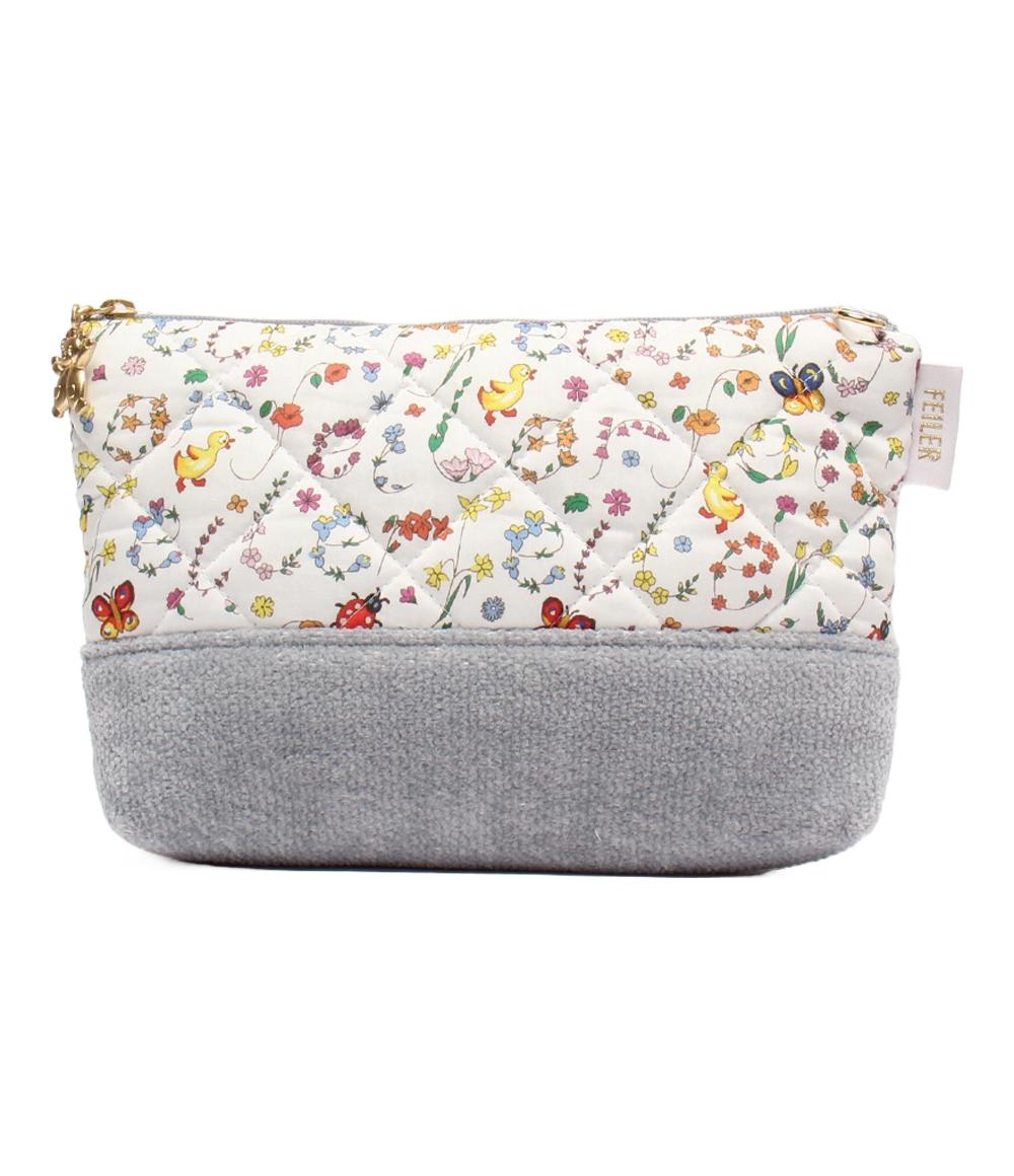 美品 フェイラー ポーチ リバティ コラボ ハイジ フェイラー ガーデン レディース FEILER