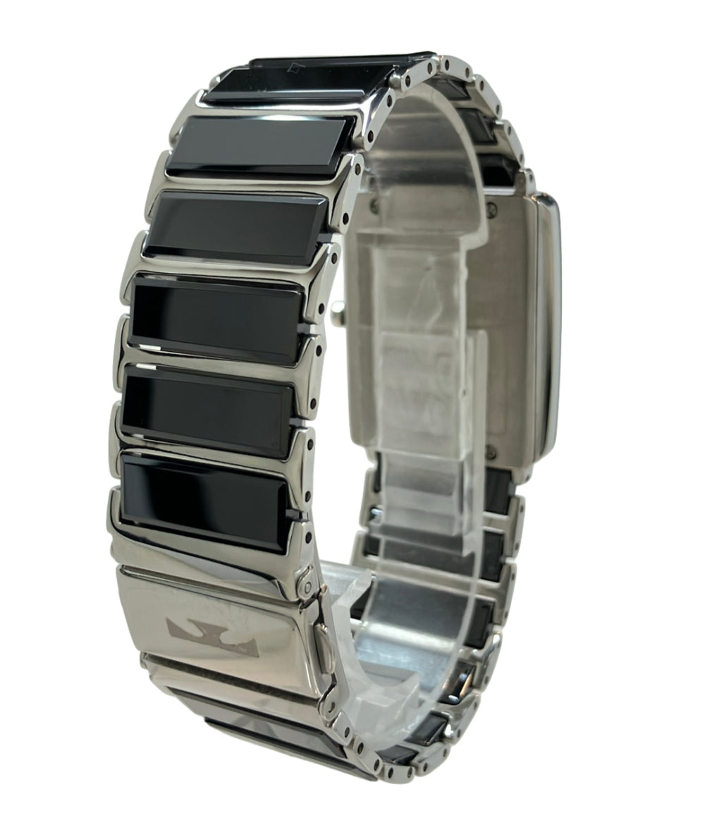 TECHNOS 腕時計 クオーツ ブラック T9137 メンズ テクノス