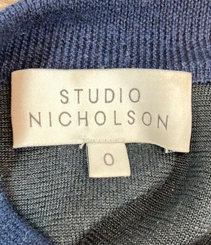 STUDIO NICHOLSON 半袖ニット クールネック レディース SIZE 0 (XS) スタジオニコルソン
