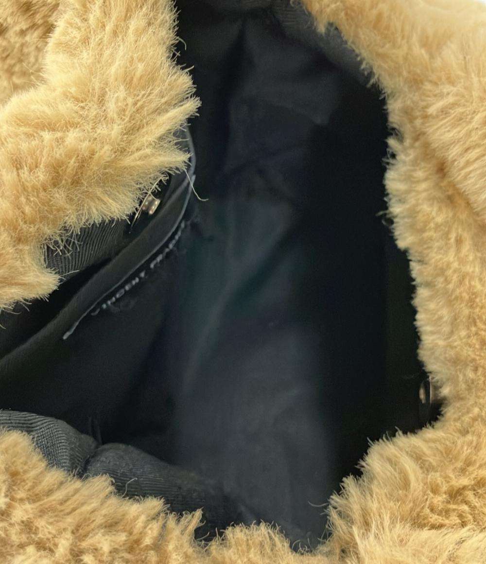 美品 ヴァンサンプラディエ エコファーハンドバッグ レディース vincent pradier