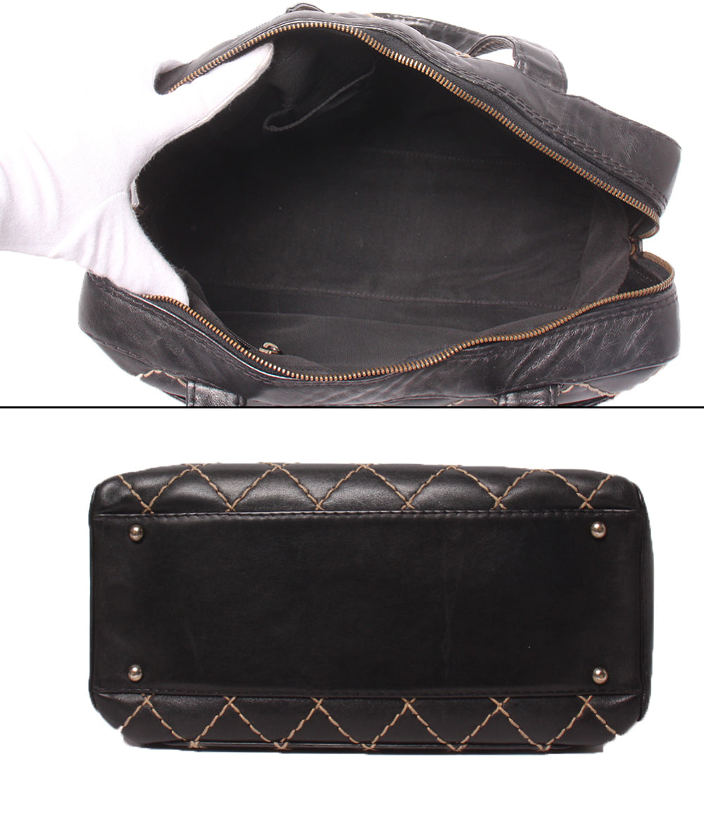 CHANEL ハンドバッグ 6番台 ワイルドステッチ レディース シャネル