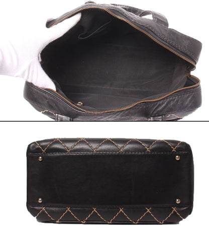 CHANEL ハンドバッグ 6番台 ワイルドステッチ レディース シャネル