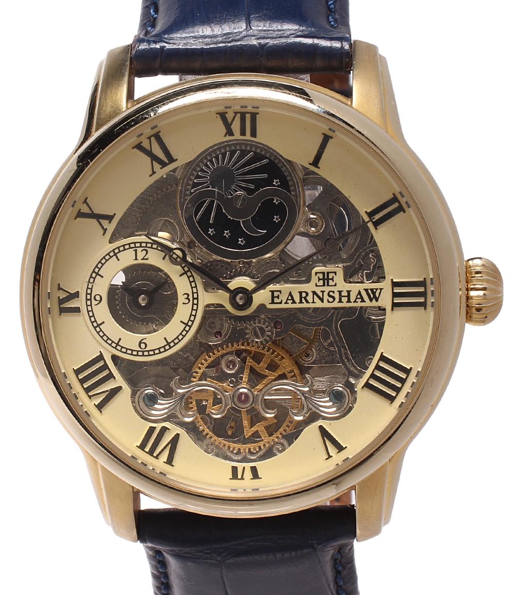 EARNSHAW 腕時計 自動巻き ゴールド 8006 メンズ アーンショウ