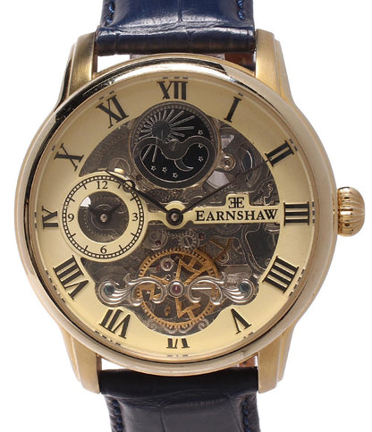 EARNSHAW 腕時計 自動巻き ゴールド 8006 メンズ アーンショウ