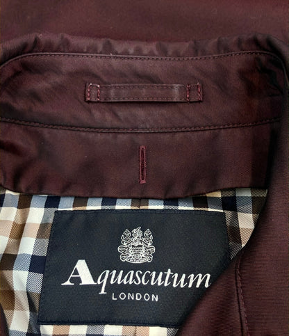 Aquascutum トレンチコート クラブチェック柄 レディース SIZE 10 (L) アクアスキュータム