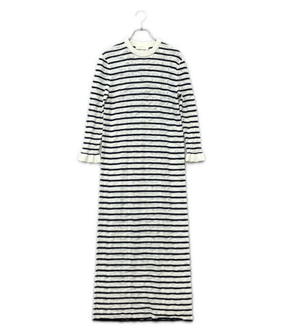 Chloe ボーダー ワンピース  長袖 CHC19SMR1384048AXS レディース SIZE XS クロエ