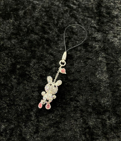 美品 スワロフスキー ストラップ ウサギモチーフ ラビットモチーフ 632750 レディース SWAROVSKI