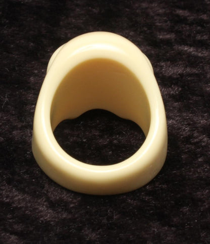 美品 GARNI リング 指輪 ドクロモチーフ スカルモチーフ メンズ SIZE 17号 ガルニ