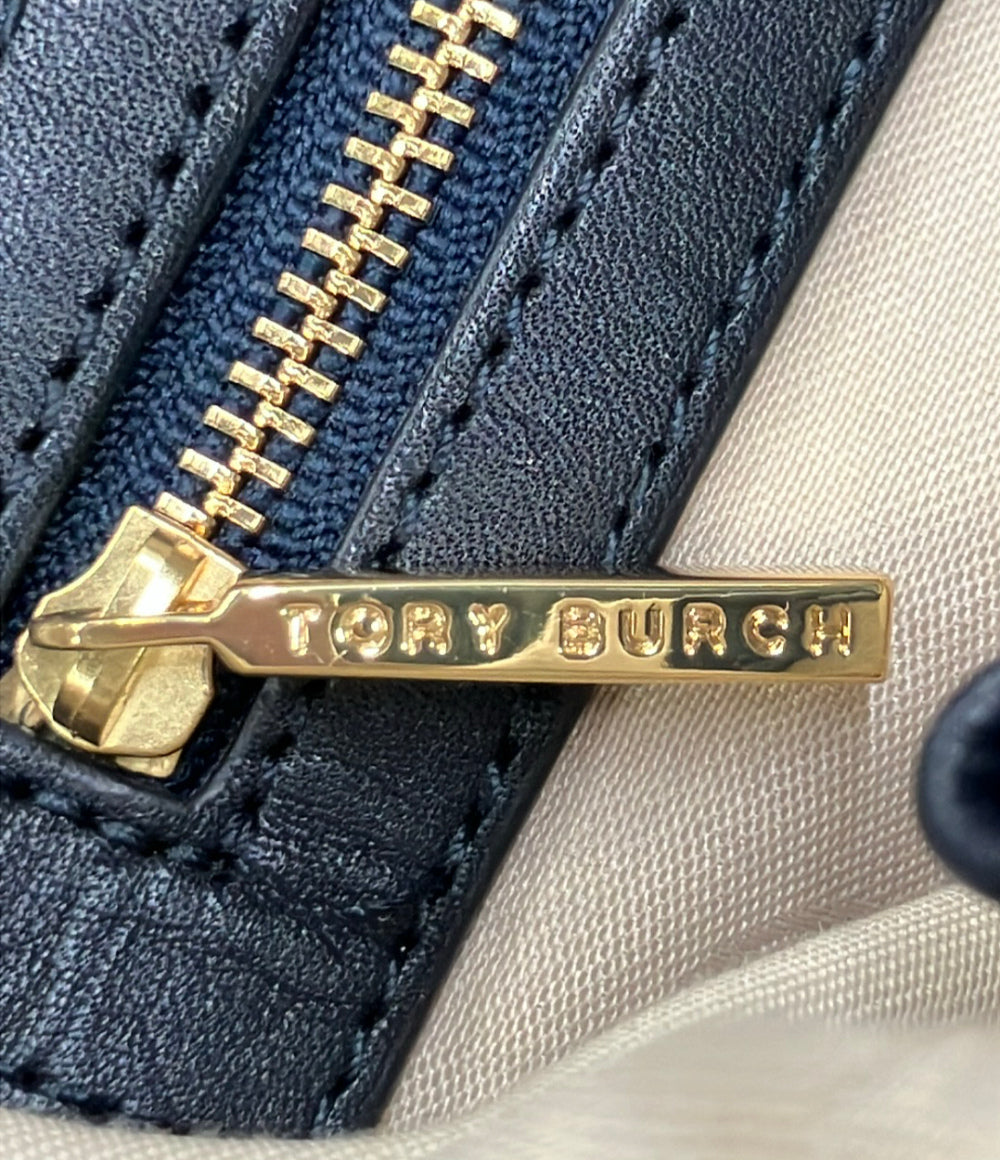 Tory Burch トートバッグ レザー キャンバス レディース トリーバーチ