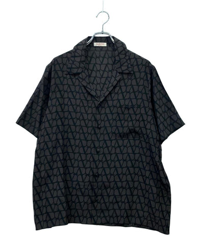 美品 VALENTINO 半袖シャツ ロゴ メンズ SIZE 44 (M) ヴァレンティノ