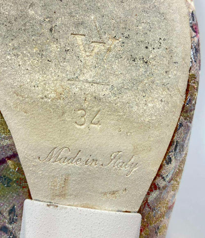 LOUIS VUITTON パンプス 花柄 レディース SIZE 34 22(cm) ルイ・ヴィトン