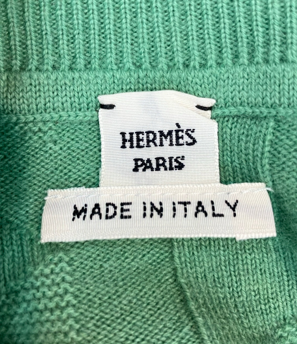 HERMES 半袖ニット 25SS Hジャガード ショートスリーブ 5E2630D3 レディース SIZE 36 (XS) エルメス