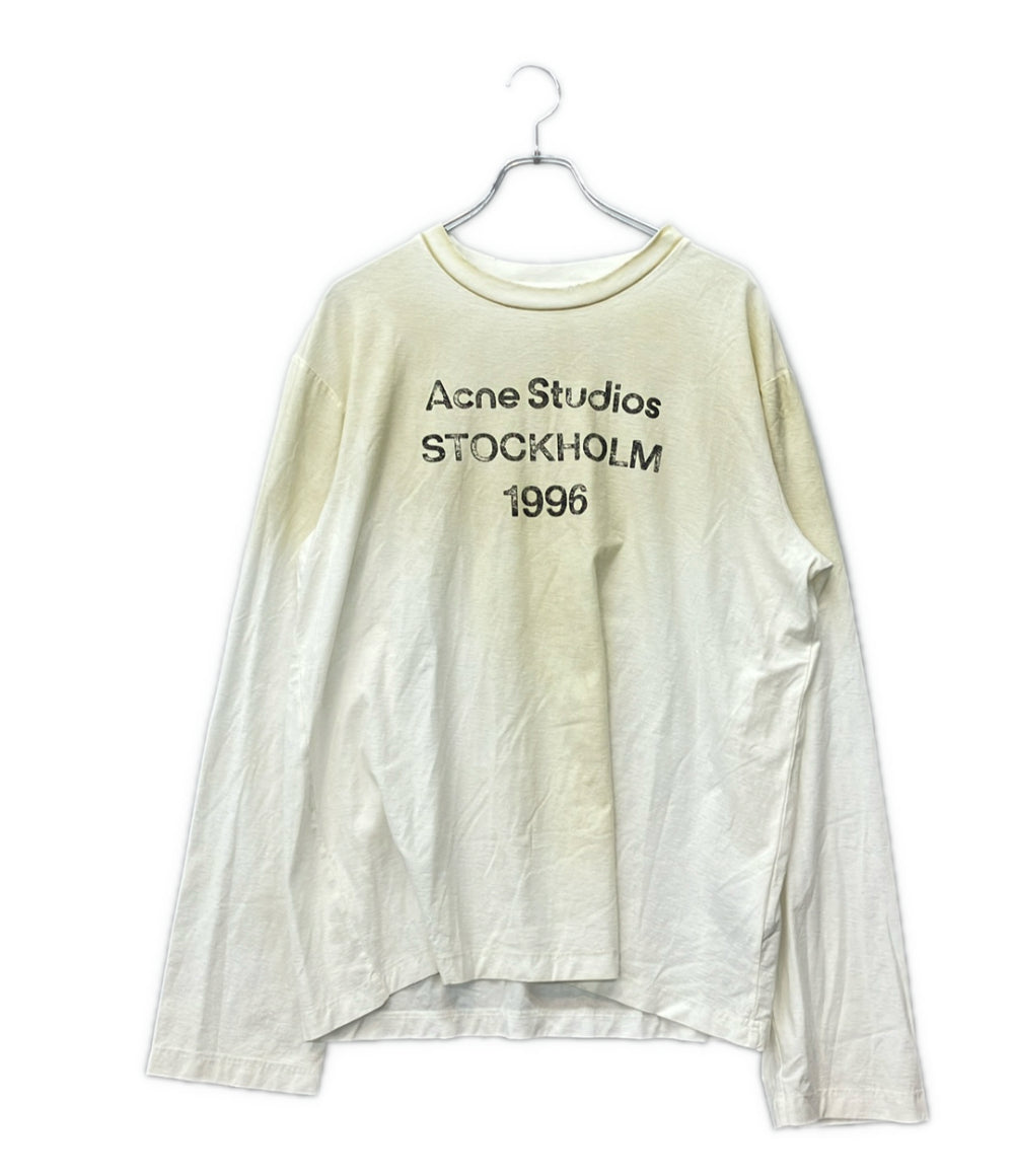 Acne Studios スプレー仕上げ1996ロゴTシャツ ダメージ加工 FN-UX-TSHI000016 メンズ レディース SIZE S アクネ ストゥディオズ