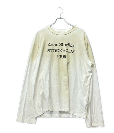 Acne Studios スプレー仕上げ1996ロゴTシャツ ダメージ加工 FN-UX-TSHI000016 メンズ レディース SIZE S アクネ ストゥディオズ