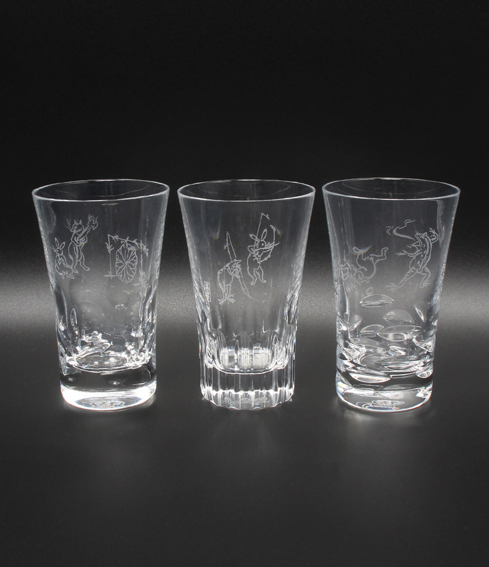 Baccarat グラス タンブラー 5点セット グラスジャパン 鳥獣戯画 バカラ