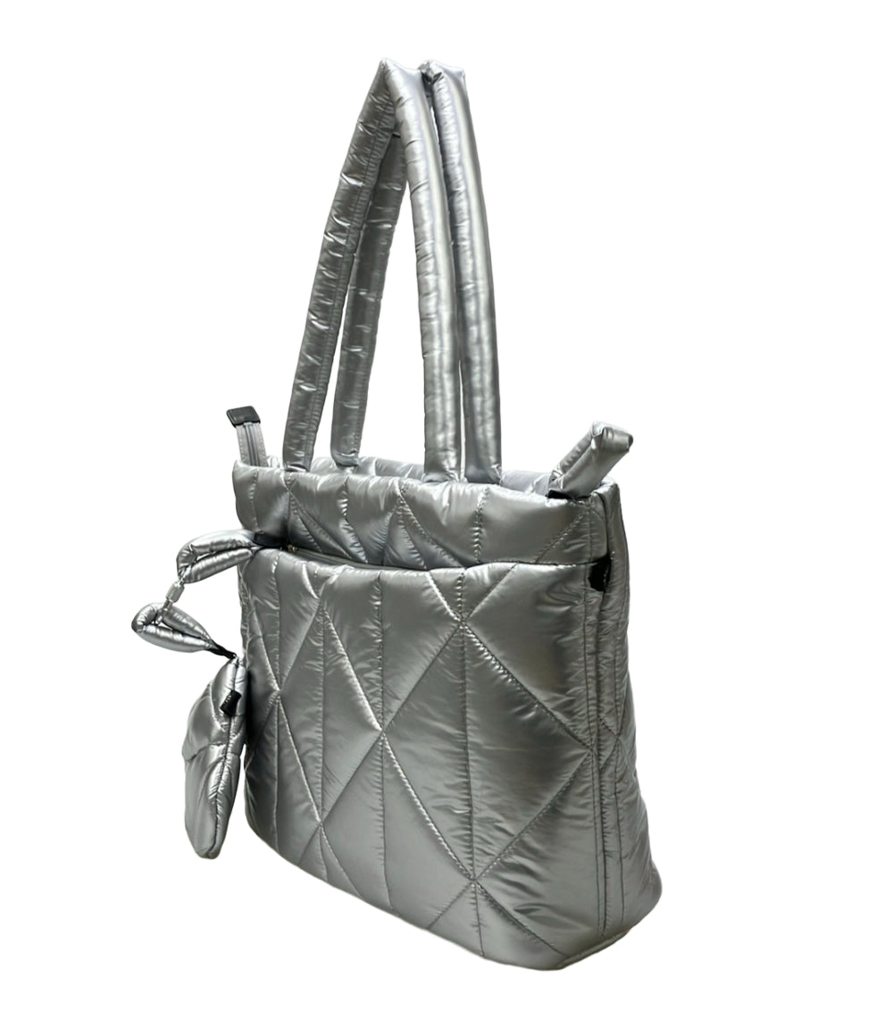 美品 PELLE BORSA トートバッグ キルティング レディース ペレボルサ