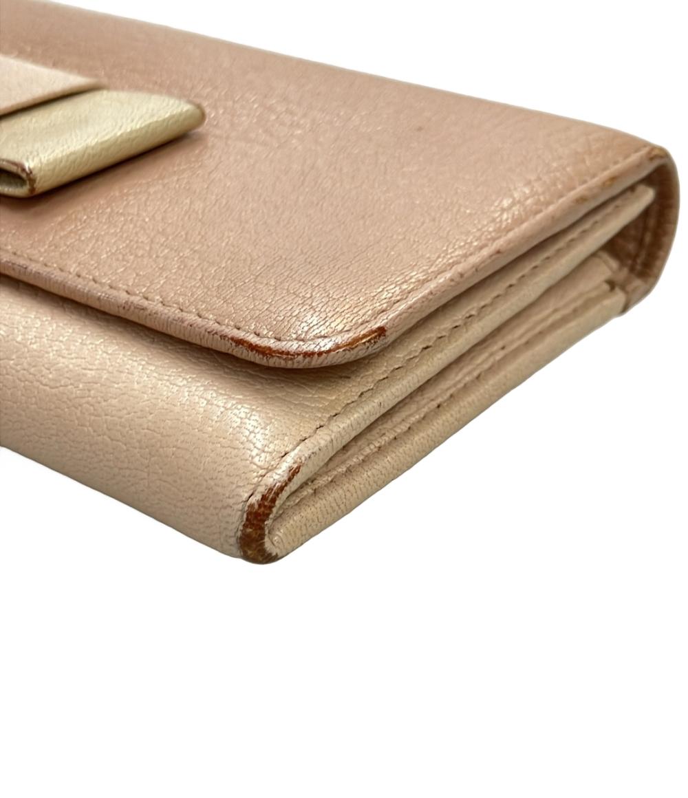 Miu Miu 長財布 レザー レディース ミュウ ミュウ