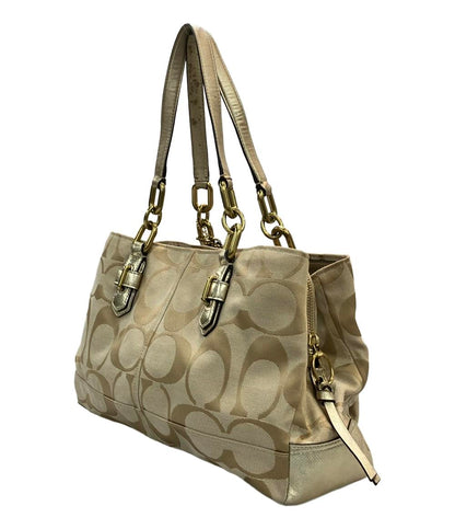 コーチ ハンドバッグ ターンロック金具 デカシグネチャー 17806 レディース COACH