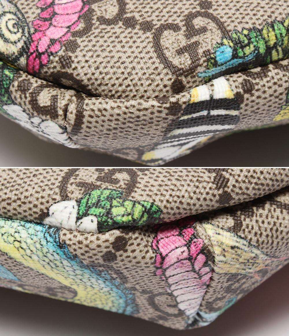 美品 GUCCI ウェストポーチ ウェストバッグ ヒップバッグ GGスプリーム チルドレンズ × ヒグチユウコ 502095 レディース グッチ