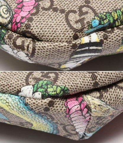 美品 GUCCI ウェストポーチ ウェストバッグ ヒップバッグ GGスプリーム チルドレンズ × ヒグチユウコ 502095 レディース グッチ