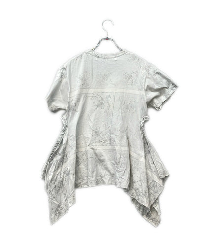 tao COMME des GARCONS 半袖 転写フリル Tシャツ レディース SIZE S タオ コムデギャルソン