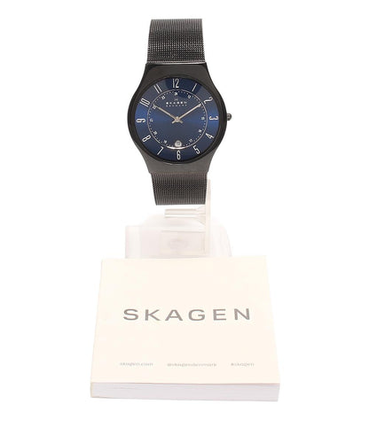 SKAGEN 腕時計 クオーツ ブルー T233XLTMN ユニセックス スカーゲン