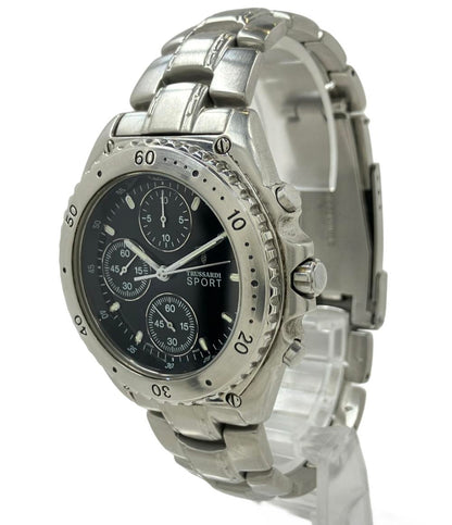 トラサルディ 腕時計 クオーツ ブラック TS-2009 メンズ TRUSSARDI