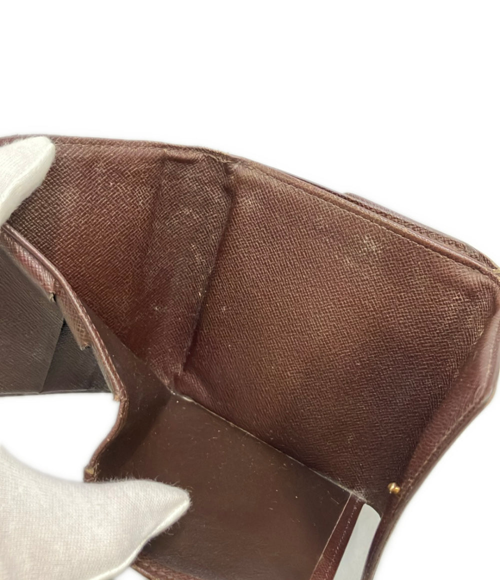 LOUIS VUITTON Wホック 二つ折り財布 ポルトフォイユ エリーズ ダミエ N61654 メンズ レディース ルイ・ヴィトン