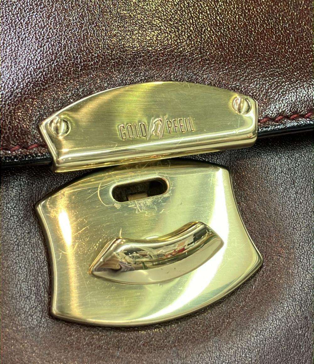 GOLD PFEIL 2way バンドバッグ ショルダーバッグ 斜め掛け レディース ゴールドファイル