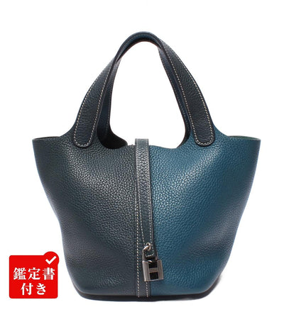 HERMES ハンドバッグ Z刻印 シルバー金具 トリヨンクレマンス ピコタンロックPM カザック レディース エルメス