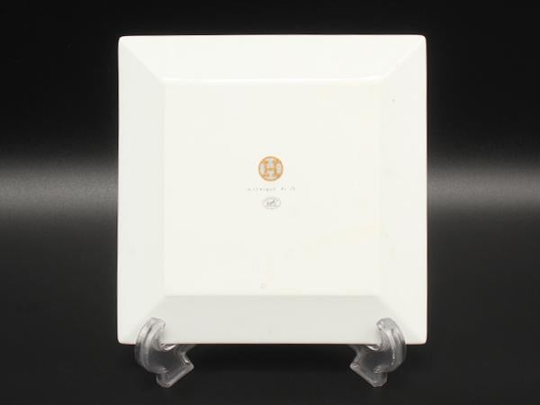 HERMES スクエアプレート 皿 15cm モザイク エルメス
