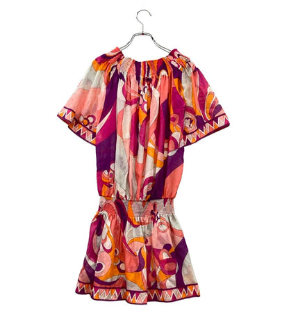 Emilio Pucci 半袖ワンピース  オフショルダー タグ付き 51WG01 レディース SIZE 40 (S) エミリオ・プッチ
