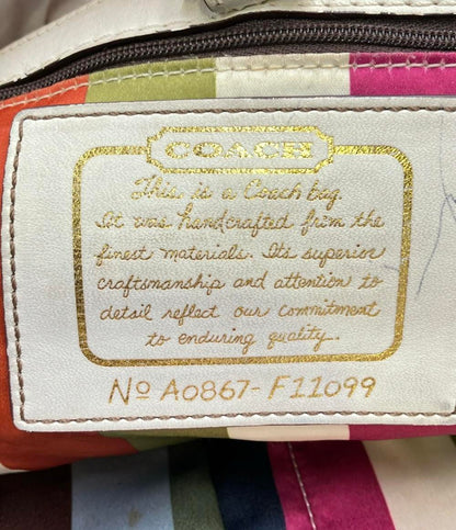 コーチ トートバッグ ショルダーバッグ 肩掛け シグネチャー F11099 レディース COACH