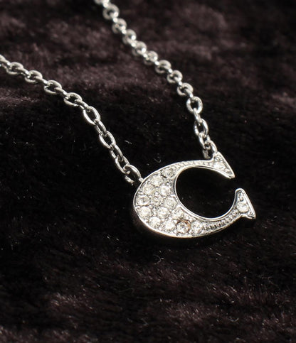 美品 コーチ ネックレス Cロゴ レディース COACH