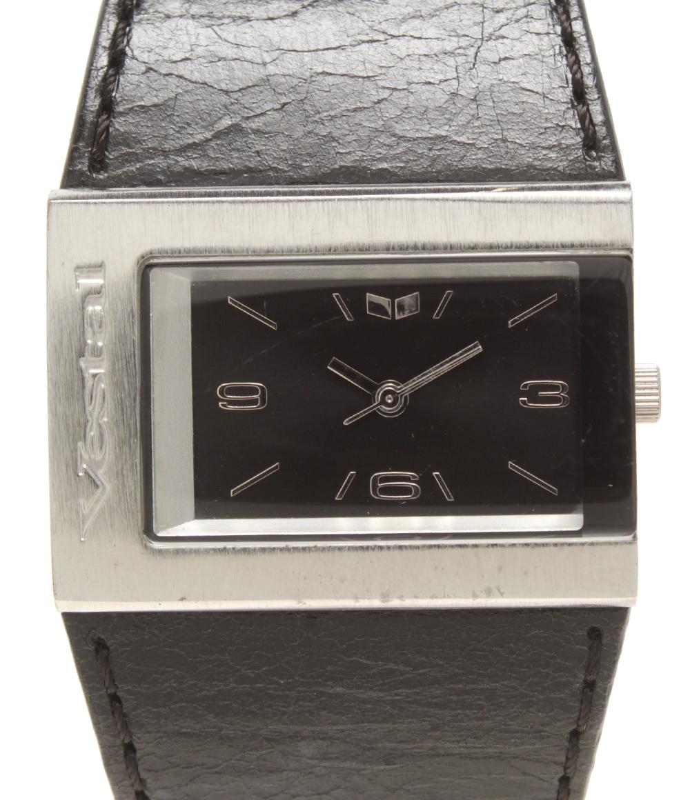 ヴェスタル 腕時計 クオーツ ブラック レディース VESTAL