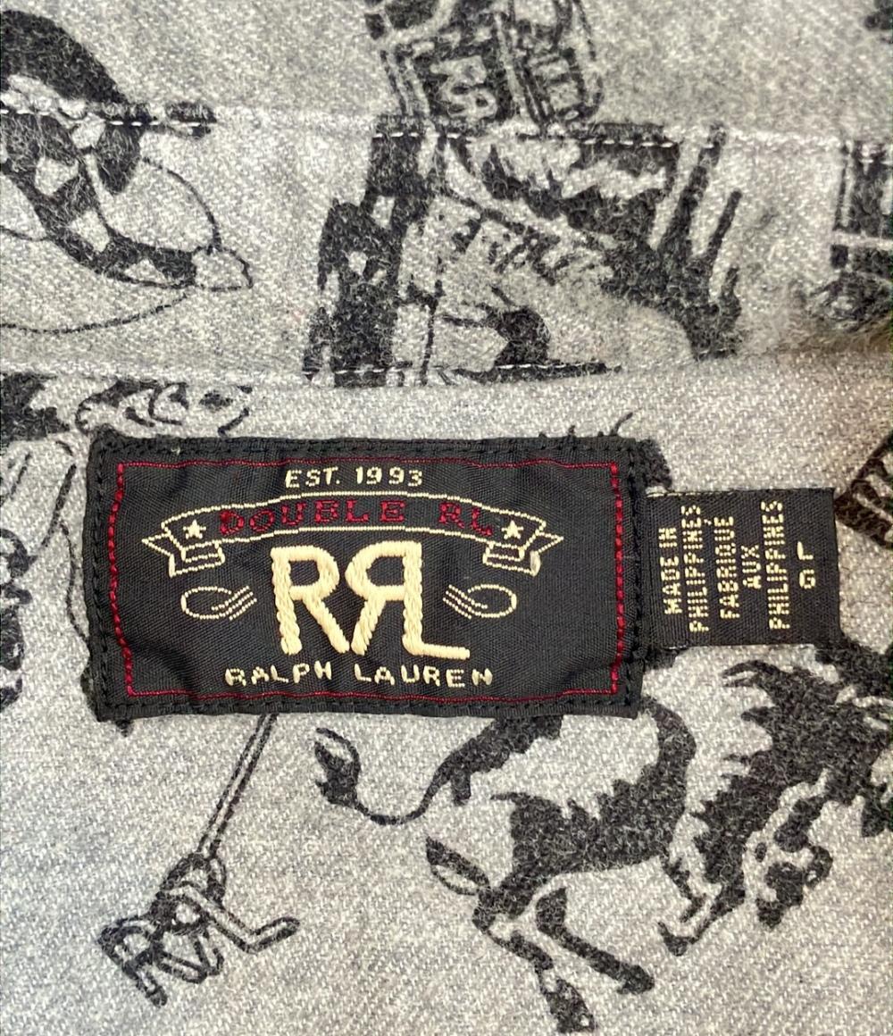 RRL 総柄 シャツ メンズ SIZE L ダブルアールエル