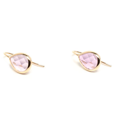 ピアス K10 アメジスト レディース