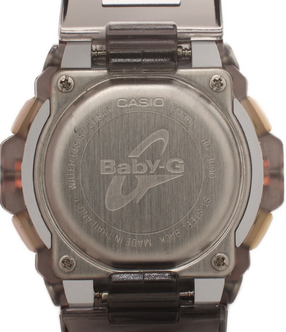 美品 CASIO 腕時計 Baby-G クオーツ BG-3000 レディース カシオ
