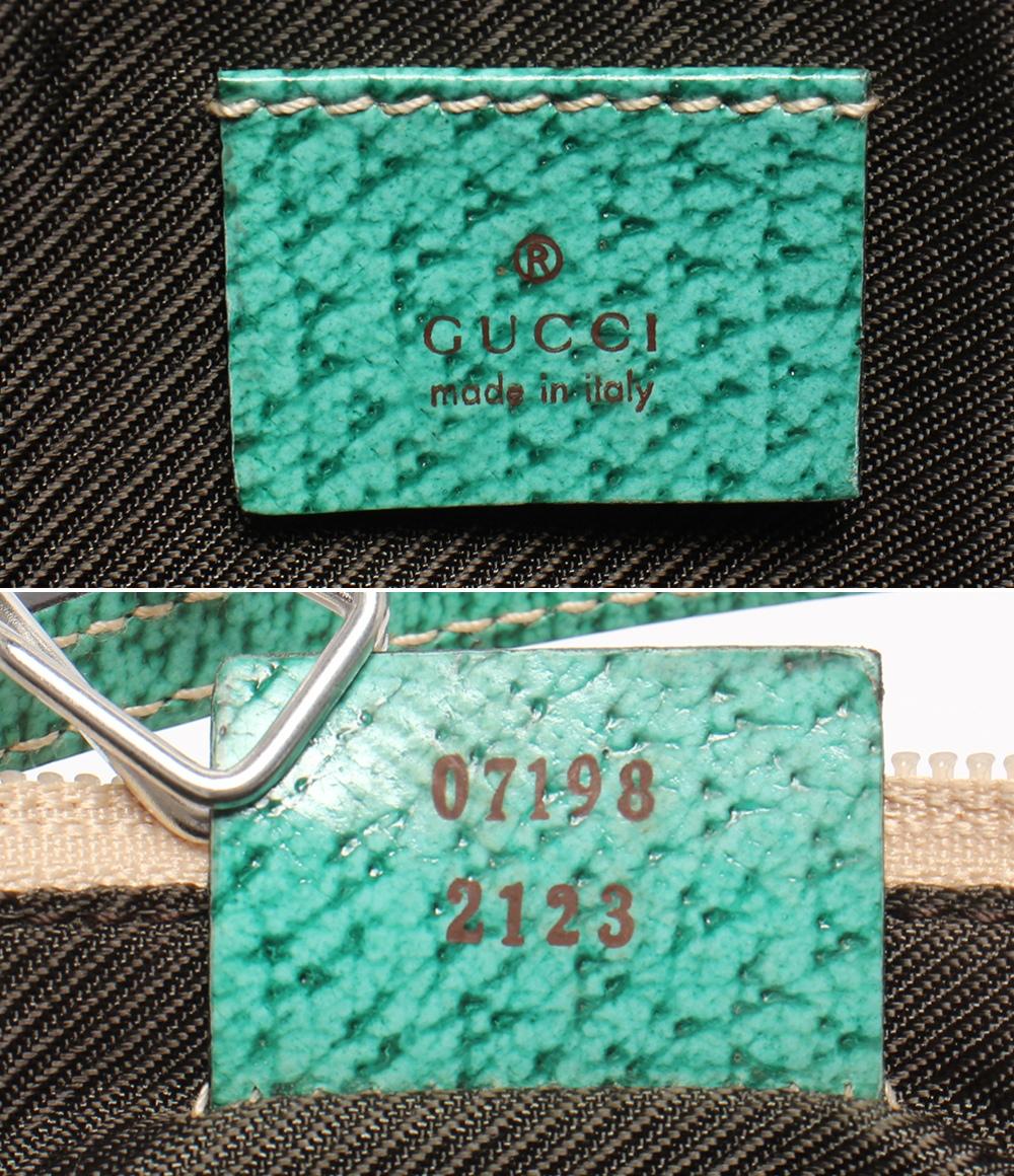 美品　グッチ　GGキャンバス　ハンドバッグ　ポーチ GUCCI】グッチ『GGキャンバス アクセサリー ポーチ』07198 レディース