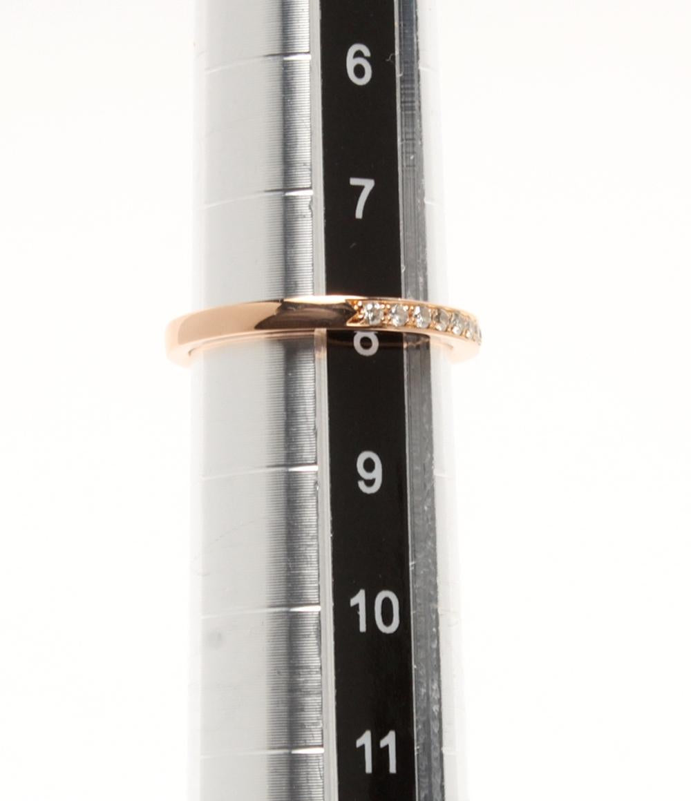 美品 4℃ リング 指輪 K18 ダイヤ レディース SIZE 8号 ヨンドシー