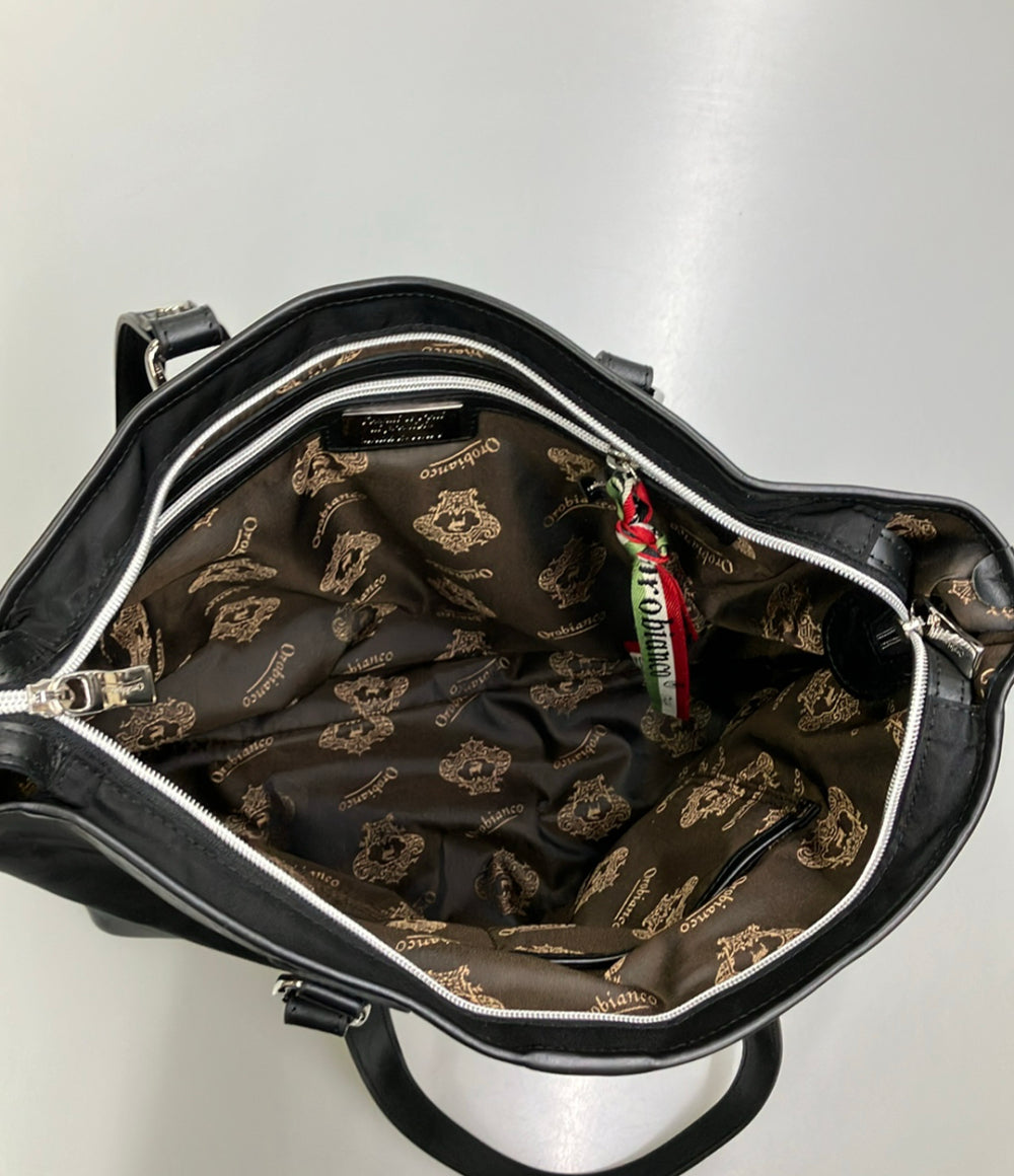 美品 Orobianco トートバッグ ナイロン メンズ オロビアンコ