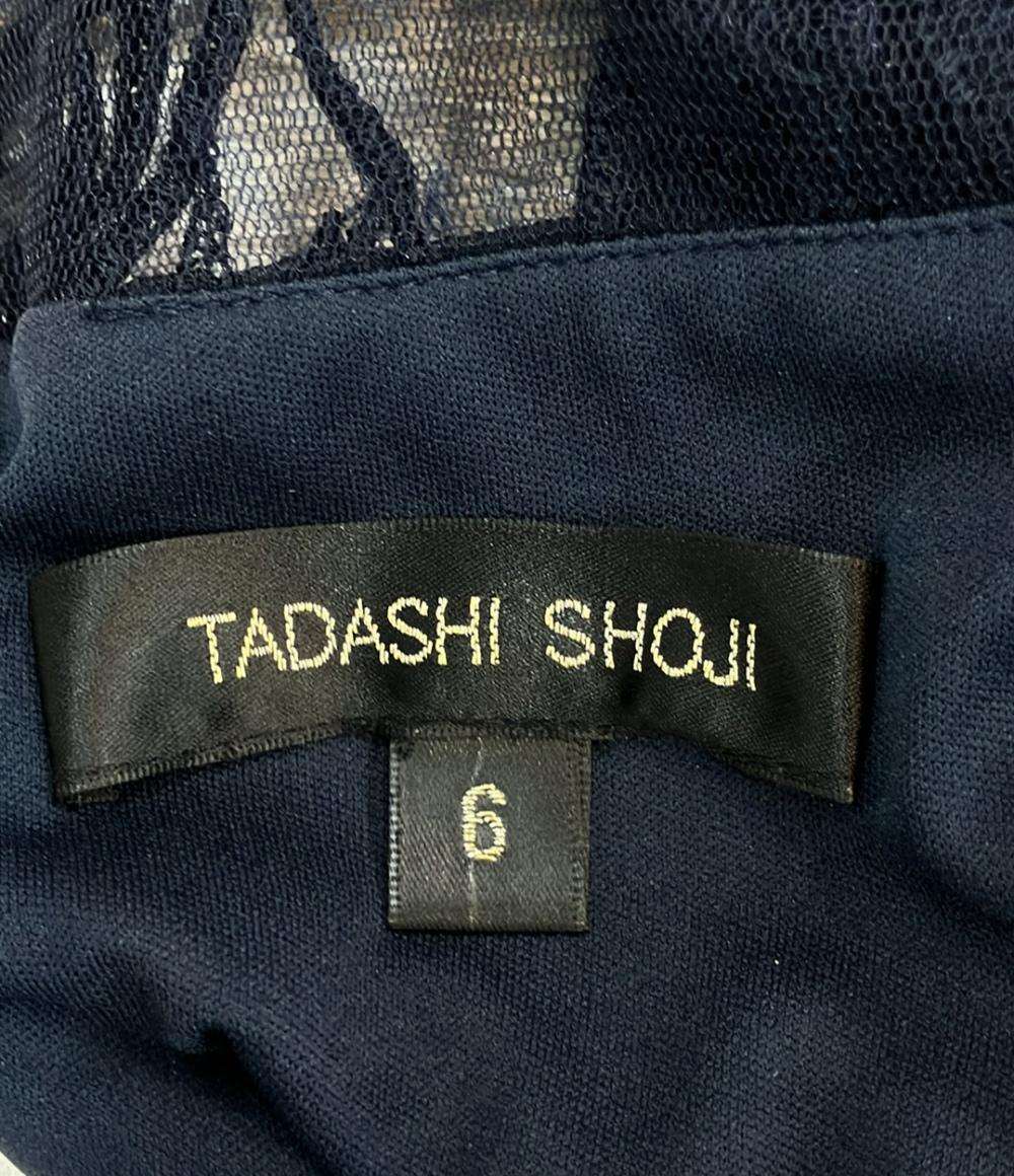 TADASHI SHOJI ドレス 半袖 ロング スパンコール フォーマル YR080L レディース SIZE 6 (M) タダシショージ