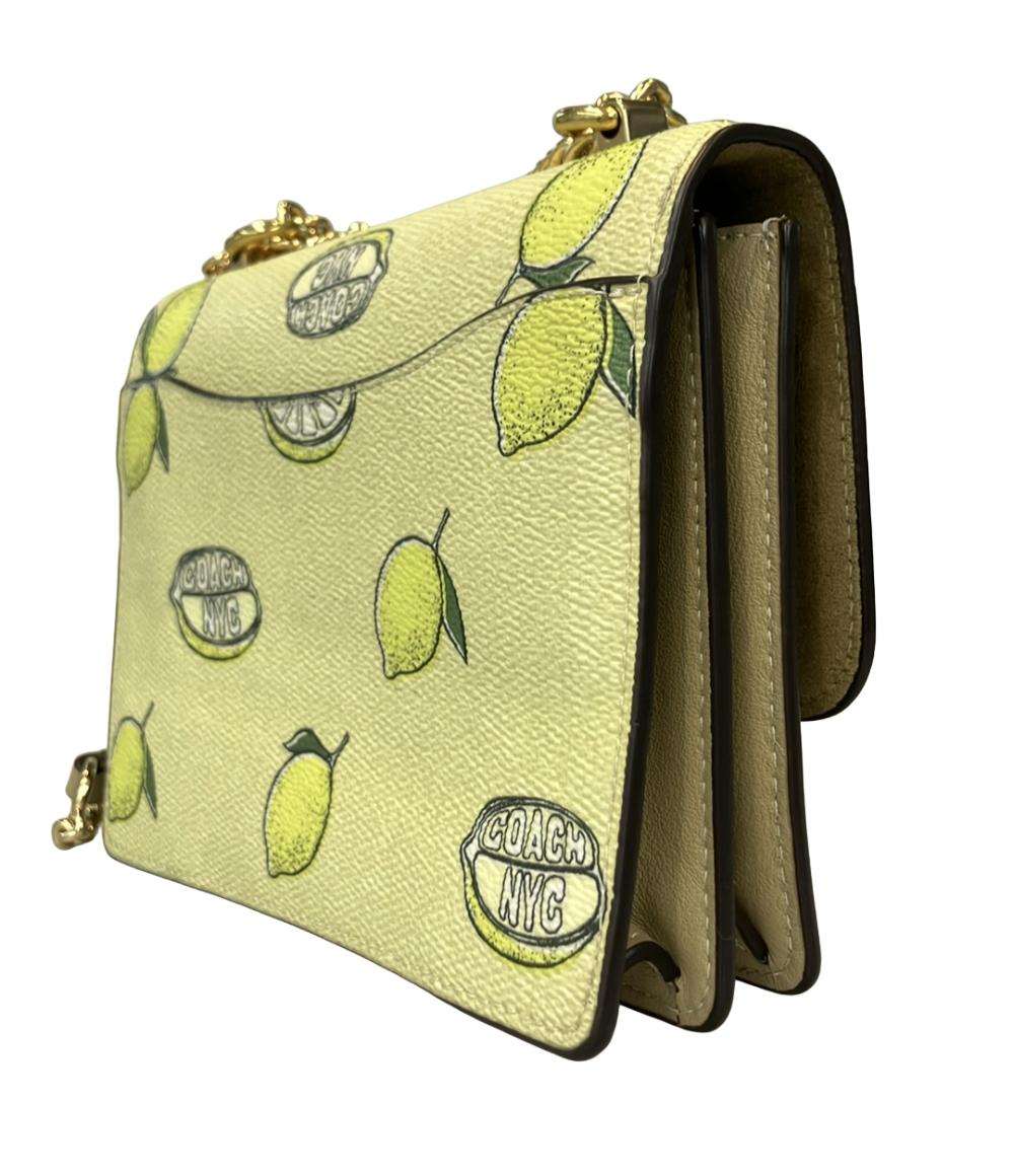 COACH チェーンショルダーバッグ レモン CAN24 レディース コーチ