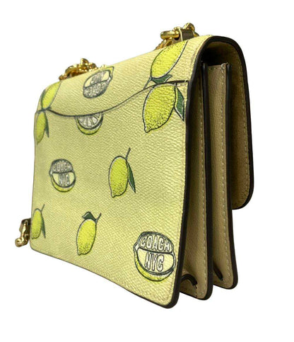 COACH チェーンショルダーバッグ レモン CAN24 レディース コーチ