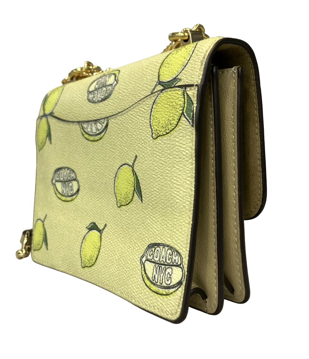 COACH チェーンショルダーバッグ レモン CAN24 レディース コーチ