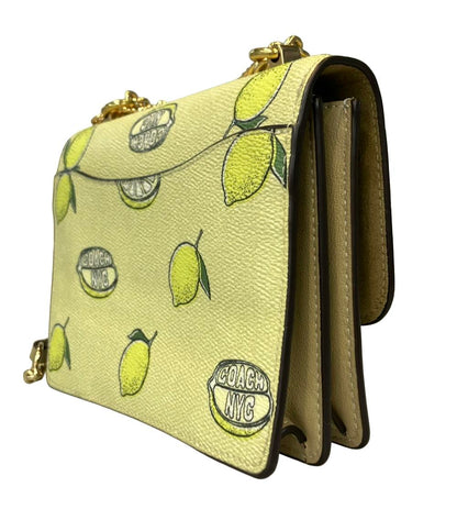 COACH チェーンショルダーバッグ レモン CAN24 レディース コーチ