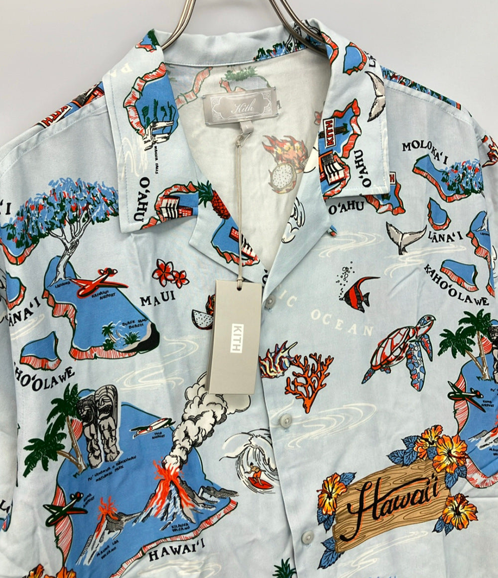 美品 KITH 半袖ｼｬﾂ khm032356 メンズ SIZE L キス