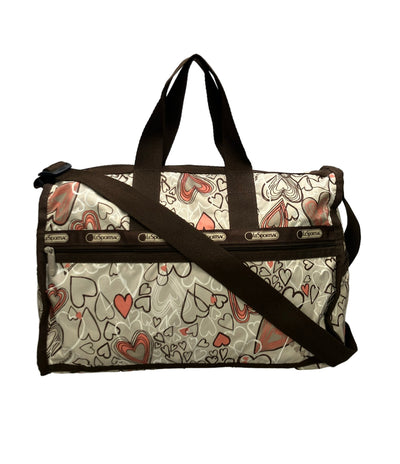 美品 LeSportsac ボストンバッグ ハート柄 レディース レスポートサック