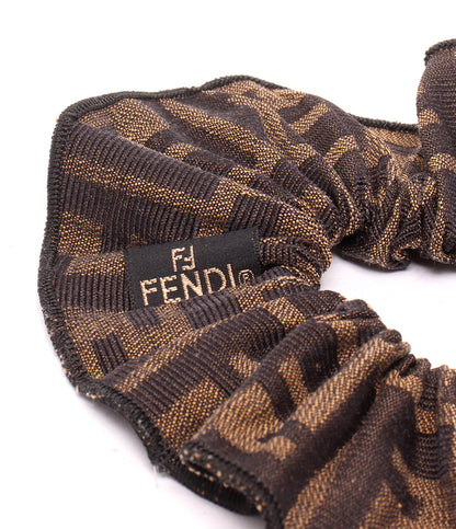 FENDI シュシュ ヘアアクセサリー ズッカ柄 レディース フェンディ