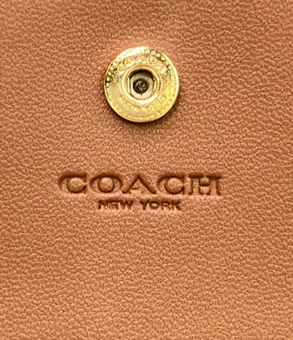 美品 COACH 二つ折り財布 シグネチャー C3309 レディース コーチ